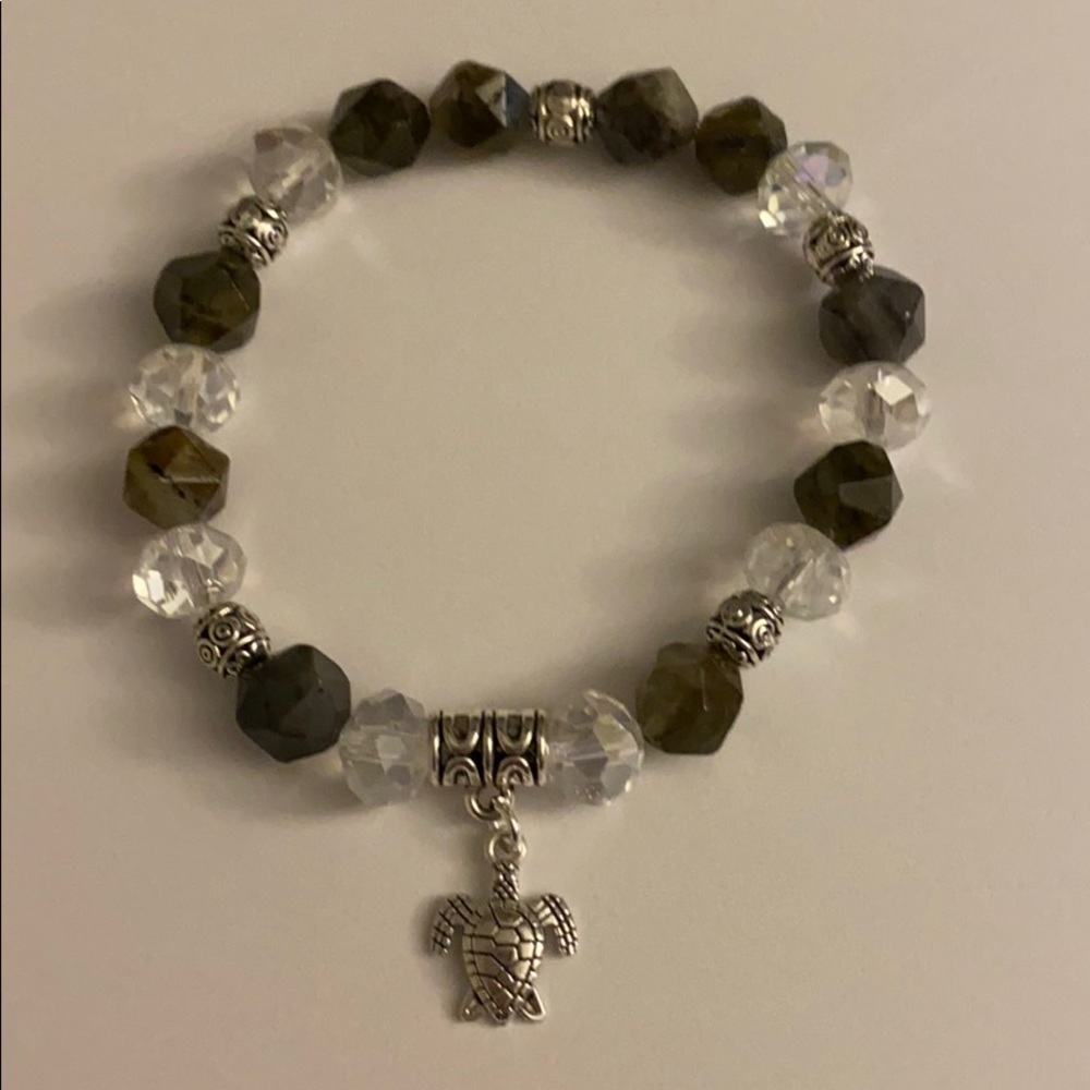 Sea Turtle 🐢 Stone Bracelet